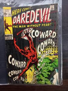 Daredevil Comic #55 Aug. - Coward