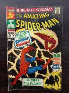 The Amazing Spider-Man King-Sized Special Issue #4 Nov. - The Web And The Flame