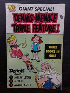 Dennis The Menace Giant Special 1967 Issue - Triple Feature