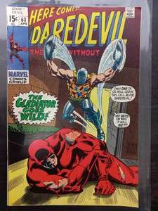 Daredevil Comic #63 Apr. - The Gladiator Goes Wild