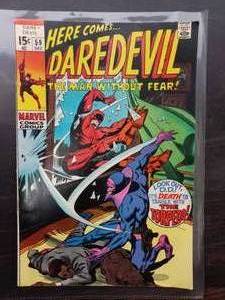 Daredevil Comic #59 Dec. - Look Out, D.D. Its Death To Tangle With The Torpedo