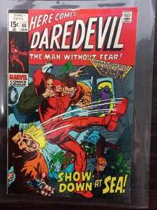 Daredevil Comic #60 Jan. - Show-Down At Sea