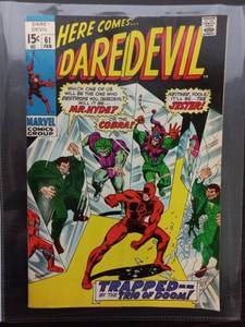 Daredevil Comic #61 Feb. - Trapped By The Trio Of Doom