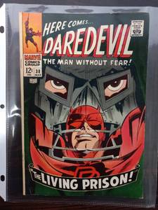 Daredevil Comic #38 Mar. - The Living Prison