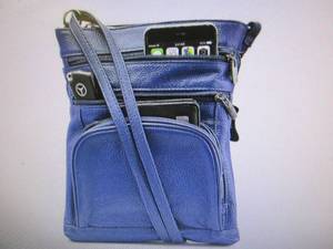 Steeltime Leather Crossbody Bag...