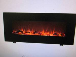 50 Wall-Mount Linear Electric Fire...