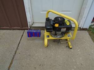 lot 111 image: Karcher 2000 psi gas pressure washer. Untested. No hose or wand. As shown.