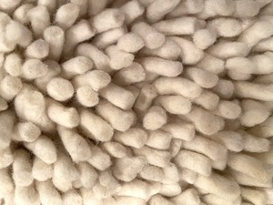 lot 48 image: Arhaus Furniture Shaggy Natural Area Rug