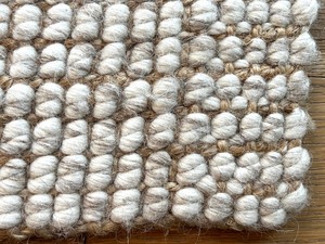 lot 22 image: Jute and Natural Fiber Rug