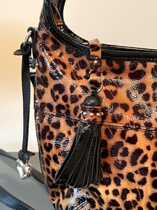 lot 140 image: Brighton Leopard Print Hobo Handbag - Brighton Jillian Leopard Hobo Handbag