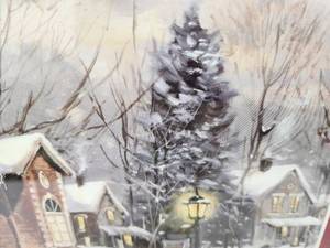 lot 182 image: Wonderful Signed Alan Sakhavarz Winter Print entitled Sunday School