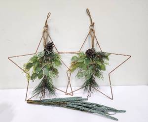 lot 187 image: Holiday Winter Greenery and Pottery Barn Decor