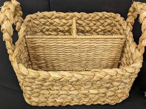 lot 374 image: Pair of Woven Baskets