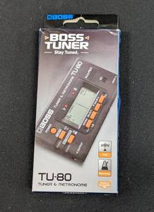 lot 334 image: BOSS TunerMetronome and Music ClipsTray