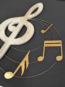 lot 327 image: Music Themed Wall Decor