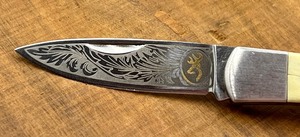 lot 236A image: Browning Pocket Knife with Decorative Design