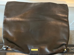 lot 302 image: BCBG Maxazria Leather Clutch