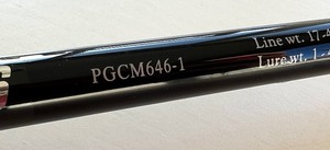 lot 320 image: Cabelas Pro Guide IMG PGCM 646-1 Fishing Pole
