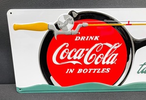 lot 358 image: Fun Coca Cola Tin Sign