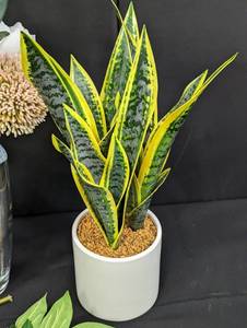 lot 291 image: Faux Floral Decor including a Tiffany and Co Vase