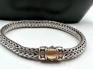 lot 6B image: John Hardy Sterling and 18k Bracelet