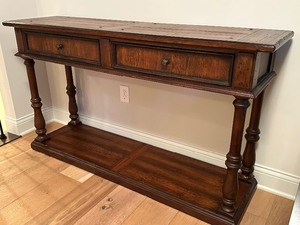 lot 34A image: Beautiful Arhaus Console Table