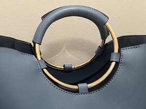 lot 264A image: Top Shop Leather Tote Handbag
