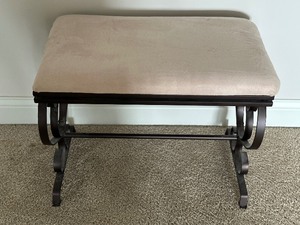 lot 75A image: Decorative Bench