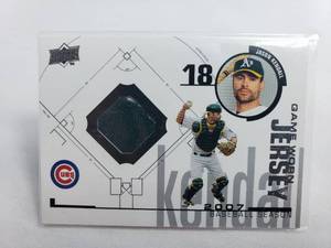Jason Kendall Jersey Patch Upper Deck 98-JK