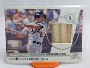 Shawn Green Game Used Bat Card Topps TTR-SG