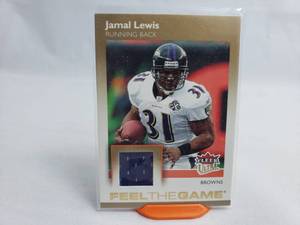 Jamal Lewis Game Jersey Patch Fleer Ultra FTG-JL