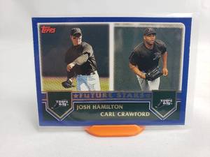Josh Hamilton Carl Crawford Future Stars Rookie Card Topps 325