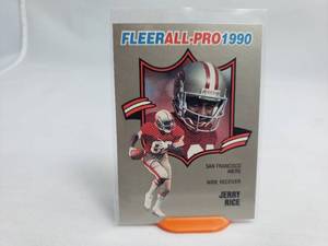 Jerry Rice Fleer All-Pro 1990 Insert No. 2 of 25