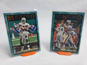 Lot of 2 Dan Marino Inserts Upper Deck Marino Chronicles DM4 and DM9