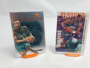 Lot of 2 Grant Hill Upper Deck High Definition HD 17 and Alonzo Mourning Rebound King 3 of 10