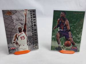 Lot of 2 Inserts Hakeem Olajuwon Skybox U6 and Dan Majerle with Anfernee Hardaway Fleer All-Star 4 of 13
