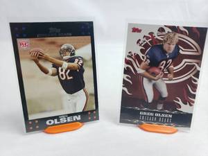 2 Greg Olson Rookie Cards Topps 10 of 15 and Topps RC 338