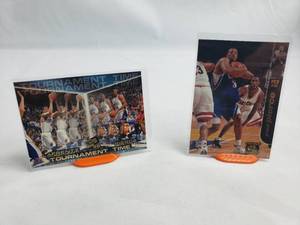 2 Paul Pierce Rookie Cards Double Threat PressPass 8 and Tournament Time 43