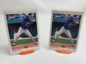 2 Carlos Delgado Rookie Cards Limited Edition Fisher 4A