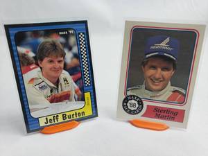 Sterling Marlin Rookie Maxx Race Cards 80 and Jeff Burton #201
