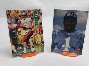 Drew Bledsoe Classic Rookie Card 97 and Vince Young Checklist 100