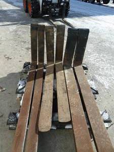 lot 95 image: Forklift Fork Set #3
