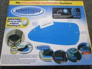 new sunny seat support cushion...