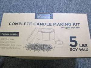 new complete candle making kit...