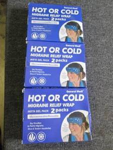 3 new 2 packs of hot or cold migrai...