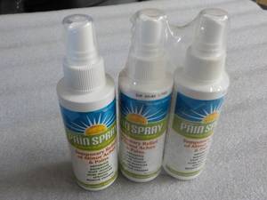 3 - 4 oz Spray Bottles Pain Spray...