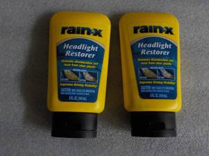 2 - 5 oz Rain-X Headlight Restorer...