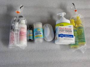 Foot Products and Aloe Vera Gel...