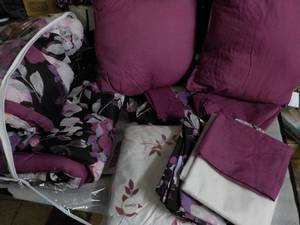 15 pc Queen Comforter, Sheet Set, D...