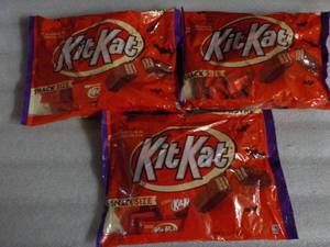 3 - 10.78 oz Bags Kit Kats...